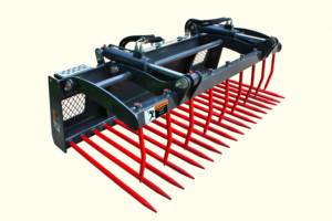 مرفقات آلات البناء الجديدة من سلسلة hCن ، شوكة كلاب زراعية ساخنة ، بناء محرك زلق من نوع graple Fork - Product Image 4