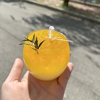 Nouveau design Creative jus verre gelée cire bougie faveurs de mariage bougies parfumées avec boîte-cadeau
