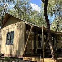 Villa préfabriquée en conteneur pour zone côtière, anti-corrosion, utilisation comme ferme et bureau, design moderne, chambre et salon