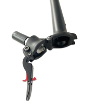 Tige de guidon de vélo pliable réglable en alliage d'aluminium, tige de couette forgée de 22.2mm, guidon de vélo électrique