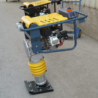 Compacteur à essence GX160, moteur 5,5-6,5 CV, fréquence d'impact 700t/min, haute efficacité, utilisé pour la construction routière