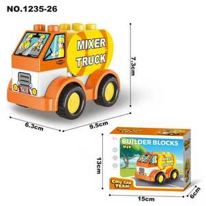 Ensembles de jouets de construction de voitures MILI en blocs, en plastique ABS, avec assemblage créatif pour enfants de 2 à 7 ans - Product Image 2