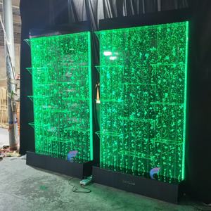 Panel de pared de burbujas de agua acrílicas con luz LED que cambia de color para decoración interior y exterior - Product Image 3