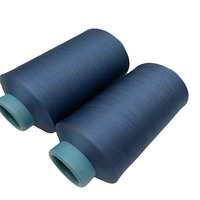 Filament de polyester texturé de qualité AA 300D 240D haute résistance, teint, torsadé ATY, motif brut, pour broderie