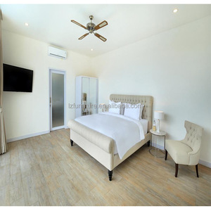Hotel Bedroom Furniture Set Wooden Bed OEM Factory Direct Low Price Custom Panel Wood Frame Hotel <b>King</b> Bed With Bed <b>Sheets</b> Set - Product Image 3