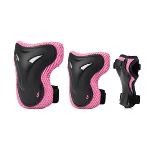 Fox Skate Knee Elbow Wrist Palm Protective Pads for Kid Child Teen Skateboard Biking Bicycle Cycling Protection Guard Gear Set
