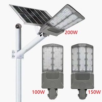 Les réverbères solaires ont mené les réverbères solaires intelligents 200W