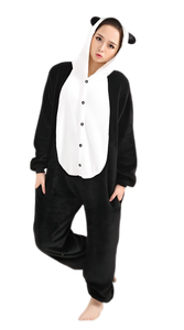 Pijamas de Franela Personalizados para Mujer, Conjunto de Invierno con Diseño de <span class=keywords><strong>Conejo</strong></span> y Panda, con Características Térmicas - Product Image 5