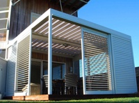 Persianas personalizadas de aluminio, ventanas de persiana fija, persianas de huracán verticales de aluminio para ventanas de persiana abatible deslizante