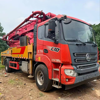Bomba de hormigón Sany 39m C10 con chasis autónomo 4x2, modelo 2021, para intercambio, bombas de hormigón Sany SY5230THBF 23000kg, lista para exportación