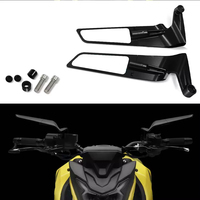 Nouveaux rétroviseurs universels en fibre de carbone pour moto Yamaha Suzuki Ducati - Marque Baige - Garantie 1 an