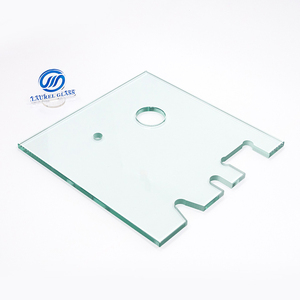 Panneau de douche en verre trempé sur mesure avec charnière réversible et quincaillerie chromée pour salle de bain haut de gamme - Product Image 1