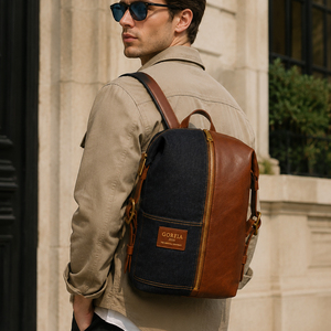 Sacs à dos tendance de grande capacité pour hommes et femmes, fabriqués en matériau PU personnalisé, sont très populaires. - Product Image 1