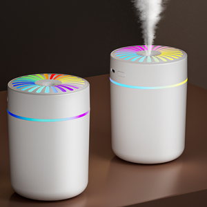 Xách tay mini siêu âm USB độ ẩm không khí đầy màu sắc LED ánh sáng văn phòng khách sạn ngoài trời Máy tính để bàn tạo độ ẩm lọc hương liệu - Product Image 1