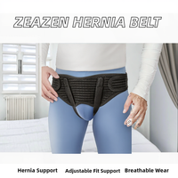Ceinture de soutien pour hernie inguinale ZEAZEN pour hommes, ajustable, respirante, pour le soulagement de la hernie, compression post-cyclisme