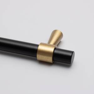 Qiansi HK0070 Bar Furniture Handle High Quality Black Gold Luxury Kitchen Cabinet Drawer Pulls for <strong>Bedroom</strong> Exterior Outdoor Use - Product Image 4