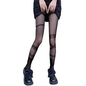 Ropa interior de mujer, calcetines colgantes huecos, pantalones Jacquard, mallas, pantimedias sexis para mujeres y niñas - Product Image 3
