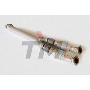 Downpipe Catalizzato da 3.5 Pollici TM PERFORMANCE ad Alto Flusso con Design a Y e Saldatura TIG per NISSAN VR38DETT GTR R35 2009+ con Scudo Termico - Product Image 3