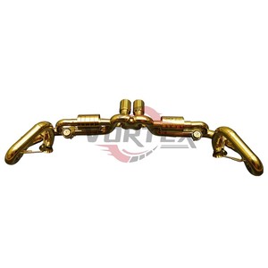Vortex ท่อไอเสีย catback สแตนเลส valved สีทองสำหรับ PORSCHE 911 991 GT3 4.0L สปอร์ต tuffler - Product Image 2