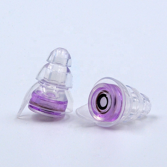 High Fidelity Noise Reduce  Music Ear Plugs Medical-grade Silicone Earplug Hypoallergenic Non-toxic Earplugs with Cord