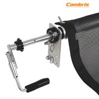 Système de bâche manuel à manivelle pour benne basculante de camion, kit de système de remorque, compatible avec les bâches en maille et en vinyle pour camions