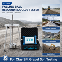 Testeur de module de rebondissement par chute de bille, analyseur portable de rigidité des sous-sols pour l'inspection des fondations en argile et gravier