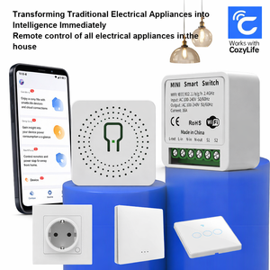 Módulo de Interruptor Inteligente WiFi de 16A, Control de 2 Vías, Mini Interruptor, Compatible con Smart Life, <span class=keywords><strong>Alexa</strong></span>, <span class=keywords><strong>Google</strong></span>, Alice, Cozylife - Product Image 3