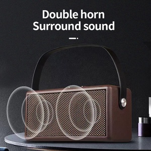 Ngoài trời đầy đủ phạm vi Stereo Loa phóng thanh lớn Điện gỗ & AUX điện tử với cho <span class=keywords><strong>bluetooth</strong></span> cho máy tính và điện thoại di động - Product Image 4