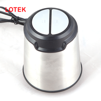 Mini hachoir électrique pour aliments, hachoir à viande avec vitesse variable, capacité de 2 L, utilisation domestique en cuisine, fonctionnement sûr