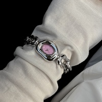 Montre pour femme Scottie A9736, unique et irrégulière, en acier inoxydable, étanche, à quartz, idéale pour les voyages, le meilleur cadeau pour une femme