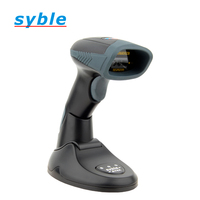 Terminal Punto de Venta Syble XB-6221BT, Escáner de Códigos QR Inalámbrico para Supermercado, Lector de Códigos de Barras 2D Inalámbrico con Escaneo Automático
