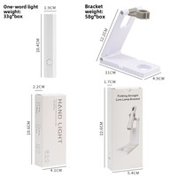 Lampe à ongles semi-permanente professionnelle UV LED rechargeable par USB-C, 3W, double longueur d'onde, avec support pliable, pour salon et usage domestique, DIY