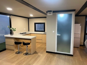 Maison préfabriquée extensible économique de 20 pieds ou 40 pieds, villa de luxe portable avec 2, 3, 4 ou 5 chambres, maisons préfabriquées - Product Image 2