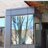 Panneaux de façade extérieure en composite d'aluminium Dibond ignifuge modernes pour appartements avec revêtement PVDF