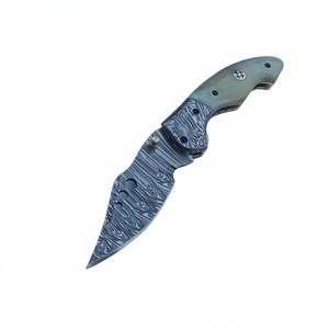 High Hardness Portable Camping Survival Multifunctional <b>Knife</b> Customizable OEM Folding Damascus Steel Camel <b>Bone</b> <b>Handle</b> - Product Image 1