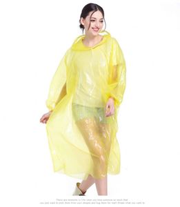 Imperméable jetable pour adulte, à usage unique, imperméable, avec capuche, pour les voyages, le camping, l'extérieur, vêtements de pluie - Product Image 6