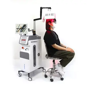Mesin pertumbuhan rambut terapi cahaya merah Grwoth 650nm mesin penumbuh rambut lllt untuk penggunaan Salon kecantikan