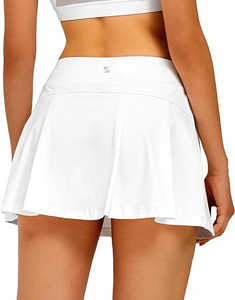 Falda Deportiva Plisada Ligera para Mujer con Bolsillo y Shorts para Tenis, Golf y Pickleball, Ropa de Entrenamiento con Logo en la Cintura Delantera - Product Image 1