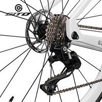GITO Carbon-Rennrad 24-Gang Shimano R7120 Variabler Geschwindigkeitsregler Windbrecher-Laufräder Öl-Scheibenbremse 700x28C