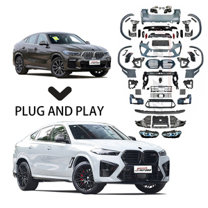 Conversione di modifica automatica PP ABS materiale retrofit Kit corpo per BMW X6 serie G06 2020 2021 2022 aggiornamento a 2023 X6M F96 LCI - Product Image 1