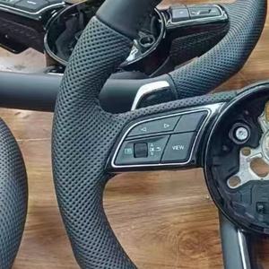 Volante para <span class=keywords><strong>Audi</strong></span> A3 8Y 8P 8V B8 B9 TTS A4 B8 B8.5 B9 A5 <span class=keywords><strong>A6</strong></span> C6 C7 C8 A7 A8 Q3 Q5 Q7 S3 S4 S5 Rs3 Rs4 Rs5 Rs7 TT TTRS - Product Image 2