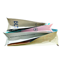 Sachet en aluminium à fond plat de 250g, en plastique kraft, imprimé numérique ou en héliogravure, pour café, aliments et thé