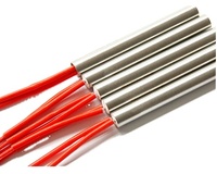 Cartouche chauffante électrique personnalisée 24V 48V, 12mm 14mm 16mm, à extrémité unique, avec câble de 1M pour allumeur de poêle à granulés