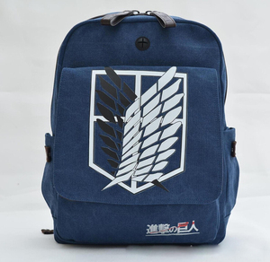 Mochila <span class=keywords><strong>de</strong></span> Lona Popular <span class=keywords><strong>de</strong></span> <span class=keywords><strong>Ataque</strong></span> a <span class=keywords><strong>los</strong></span> <span class=keywords><strong>Titanes</strong></span>, Diseño <span class=keywords><strong>de</strong></span> Anime, Bolsa Escolar con Cremallera - Product Image 3