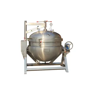 100L Professional Manufacture Jacket Mixer Kettle Bbq Grill pressure Meat Cooking Machine