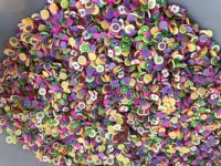 500g Zachte Polymeerklei Fruitplakjes 5mm Klei Citroen Kiwi Druif Aardbei Fruitplakjes Sprinkles voor Slime DIY Nagels Benodigdheden