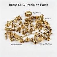 Composants OEM en laiton usinés CNC, raccords moletés de précision, embouts filetés, colliers de serrage, usinage sur mesure