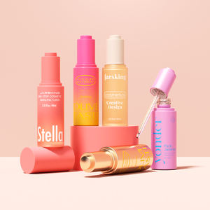 Botella de Plástico PET Redonda de Lujo con Degradado, 20ml 30ml 40ml 50ml, para Cuidado de la Piel, Esencia, Suero <span class=keywords><strong>Facial</strong></span>, <span class=keywords><strong>Aceite</strong></span> <span class=keywords><strong>Limpiador</strong></span>, con Botón de Presión y Gotero - Product Image 3