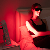 Appareil de luminothérapie infrarouge LED sur pied 850/660/630/810/830/940/1060nm pour visage, mains et tête – Panneau de thérapie par lumière rouge portable pour usage domestique