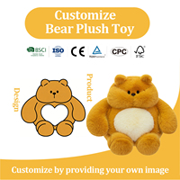 Jouets en peluche d'ours en gros, ours Dudu créatif, poupée mignonne et dodue, grande poupée d'ours, cadeau d'anniversaire pour les garçons, personnalisé